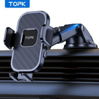 TOPK Car Phone Holder Gravity Stand for iPhone Xiaomi Samsung Car Mobile Support for Dashboard Windshield Air Vent Phone Mount MasCar