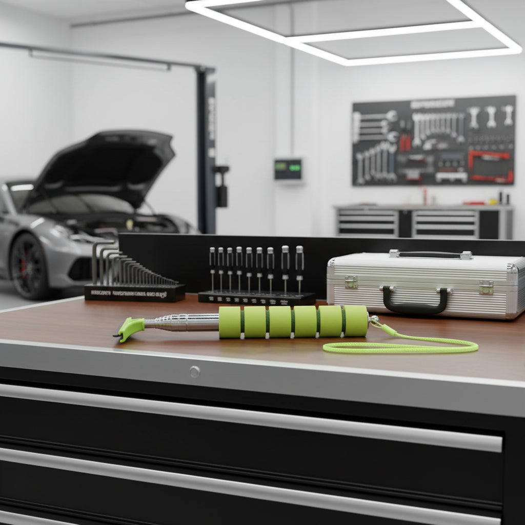 Car Rearview Mirror Wiper Cleaning Tool Auto Glass Mist Cleaner Scraper Car Accessories Handle Telescopic Window Cleaning Brush MasCar