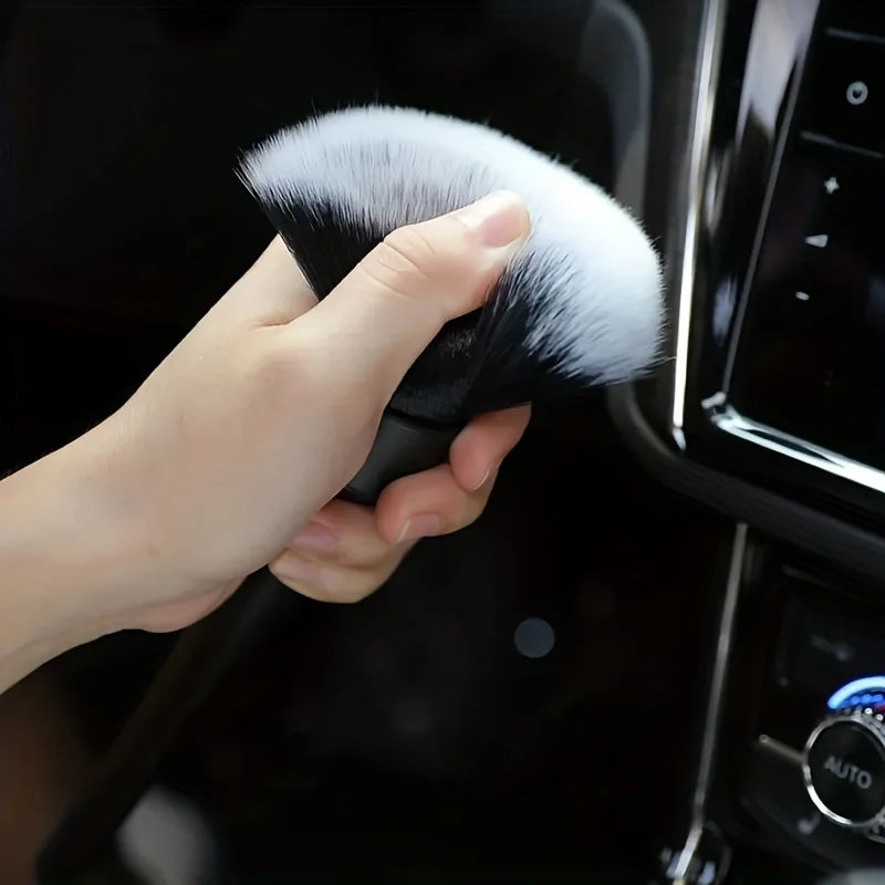 Car Ultra-Soft Detailing Brush Soft Auto Interior Detail Brush with Synthetic Bristles Duster Brush Auto Cleaning Accessories MasCar