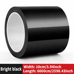Car -modified color film, High brightness black carbon fibrous PET car interior and exterior sticker, body mid -net modification MasCar