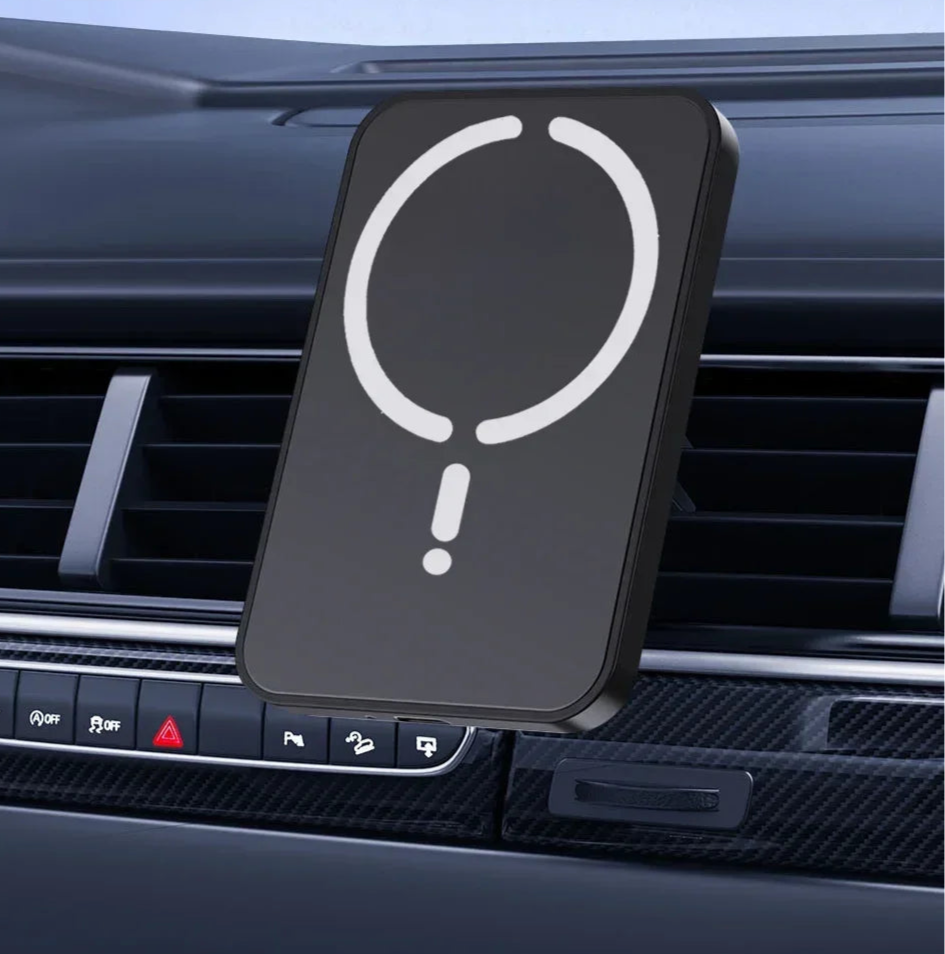 100W Magnetic Wireless Car Charger Air Outlet Phone Holder for iPhone 16 15 14 13 12 Pro Max Fast Wireless Car Charging Station MasCar