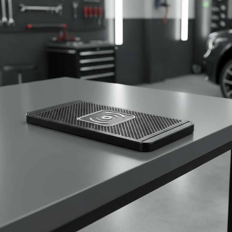 Car Wireless Charger for Iphone 16 15 15 Pro Max 14 13 12 X Samsung S24 S23 Wireless Car Charger Silicone Pad Stand Fast Charger MasCar