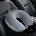 1PC Car Neck Pillow Soft Travel Pillow with Foam Particles for Comfort on Airplanes Cars and Home Office Use Stuffed Toy MasCar