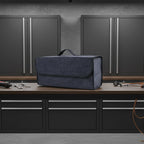 1pc Car Storage Felt Box For Dark Gray Anti Slip Storage Tools Towels Car Accessories Universal Foldable High-Quality Felt Box MasCar