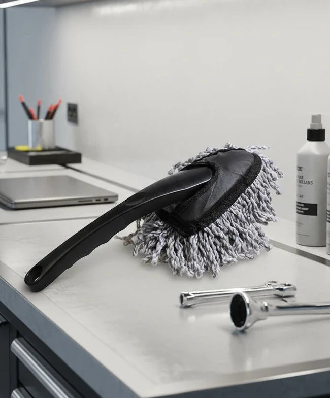 BALAI MICROFIBRE MULTIFONCTION – Nettoyage, séchage et cirage auto MasCar