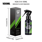 HGKJ Car Paint & Wheel Iron Particles Powder Cleaning Super Rust Dust Remover Spray Metal Surface Defender Auto Rim Cleaner MasCar