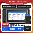 TOPDON 2025 NEW Artidiag800 BT 2 OBD2 All System Scanner Professional Car Diagnostic Tool Automotive Scanner Active Test MasCar