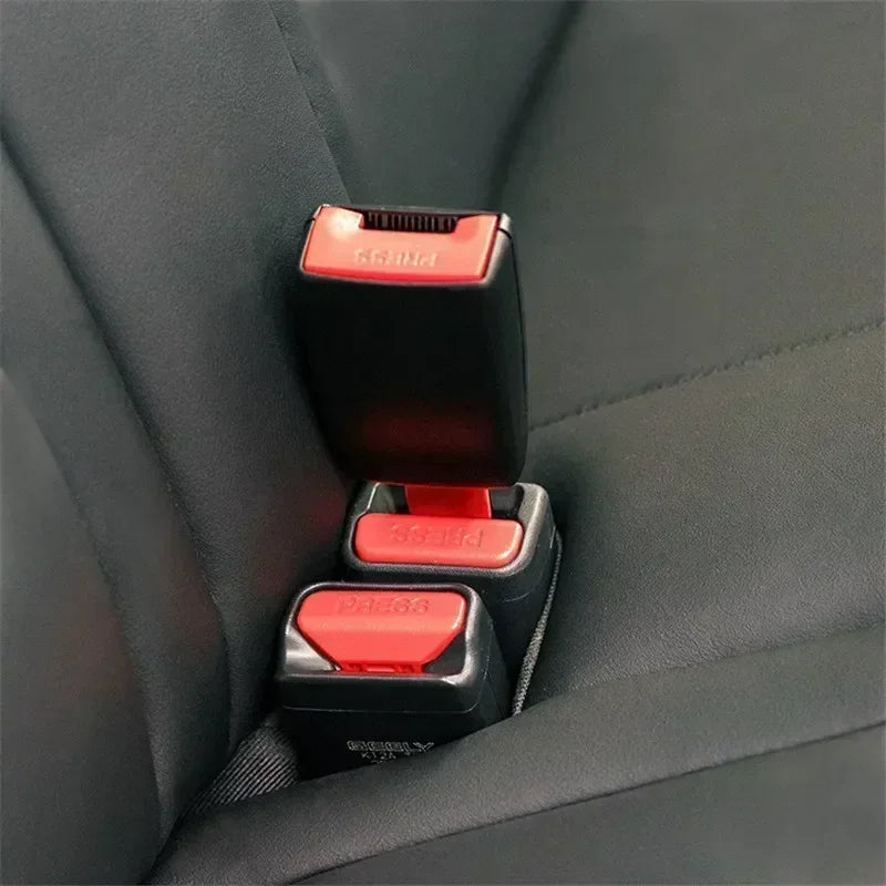 2PC Car Seat Belt Clip Extender Safety Seatbelt Lock Buckle Plug Thick Insert Socket Extender Safety Buckle Seat Belt Accessorie MasCar
