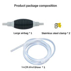 Car Sucker Oil Transfer Fuel Pump Multifunctional Manual Pump for Gasoline Gas Oil Fuel Petrol Diesel Fluid Water Fish Tank MasCar