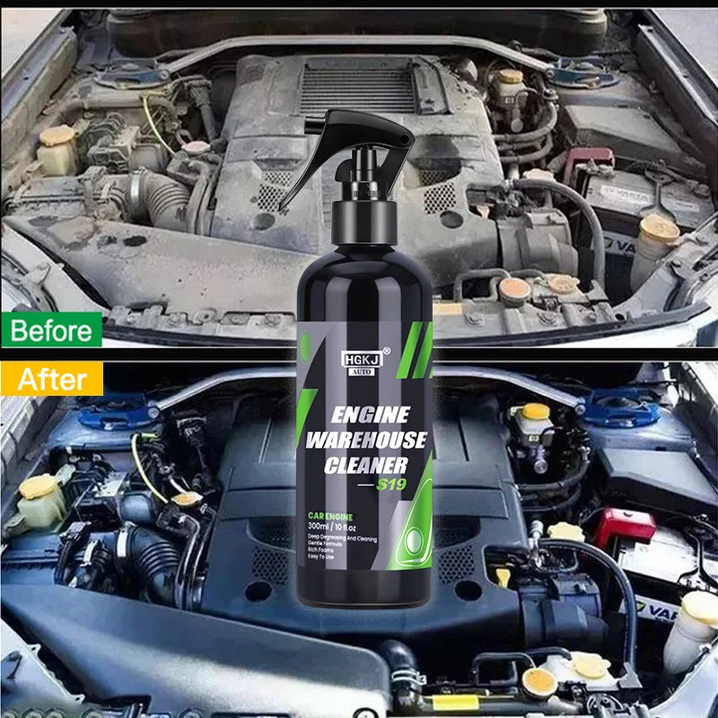 Engine Bay Cleaner Engine Shine Protector Detailer Decontamination Deep Degreasing Compartment Heavy Oil Dust Car Cleaning Tool MasCar