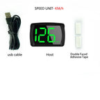 Y03 Digital GPS Speedometer Universal GPS Head up Display HUD Big Font KMH Reminder Meter Car Electronic Displayer Plug and Play MasCar