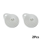 2Pcs Foldable Car Engine Funnel Silicone Liquid Funnel Washer Engine Oil Petrol Change Tools for Motorcycle Car Acesssories MasCar