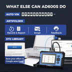 TOPDON Artidiag600S OBD2 Scanner Tool Code Reader Diagnostics Scanner for ABS/SRS/AT/Engine 9 Reset Service Lifetime Upgrade MasCar