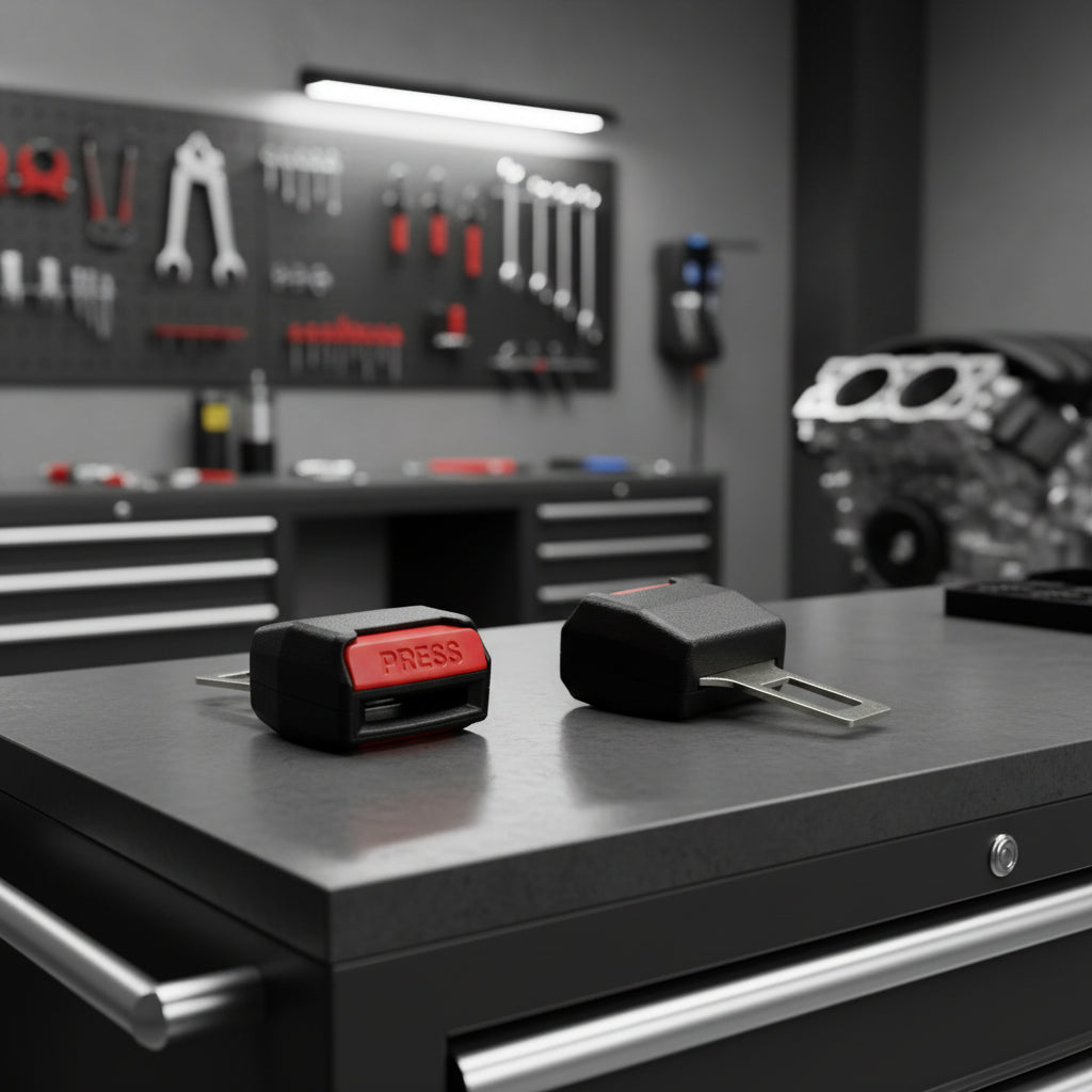 2PC Car Seat Belt Clip Extender Safety Seatbelt Lock Buckle Plug Thick Insert Socket Extender Safety Buckle Seat Belt Accessorie MasCar