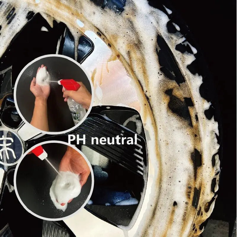 Wheel tire cleaning agent car wash cleaner foam Iron Particles Powder Cleaning Super Rust Dust Remover Spray Auto Rim Cleaner MasCar