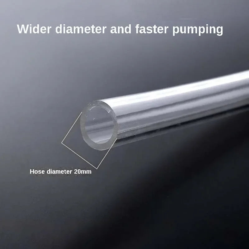 Car Sucker Oil Transfer Fuel Pump Multifunctional Manual Pump for Gasoline Gas Oil Fuel Petrol Diesel Fluid Water Fish Tank MasCar