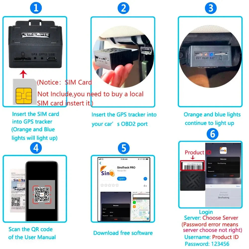 Mini Plug Play OBD GPS Tracker Car GSM OBDII Vehicle Tracking Device OBD2 16 PIN Interface China GPS Locator with Software & APP MasCar