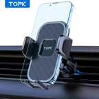 TOPK Car Phone Holder Gravity Stand for iPhone Xiaomi Samsung Car Mobile Support for Dashboard Windshield Air Vent Phone Mount MasCar