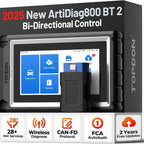 TOPDON 2025 NEW Artidiag800 BT 2 OBD2 All System Scanner Professional Car Diagnostic Tool Automotive Scanner Active Test MasCar