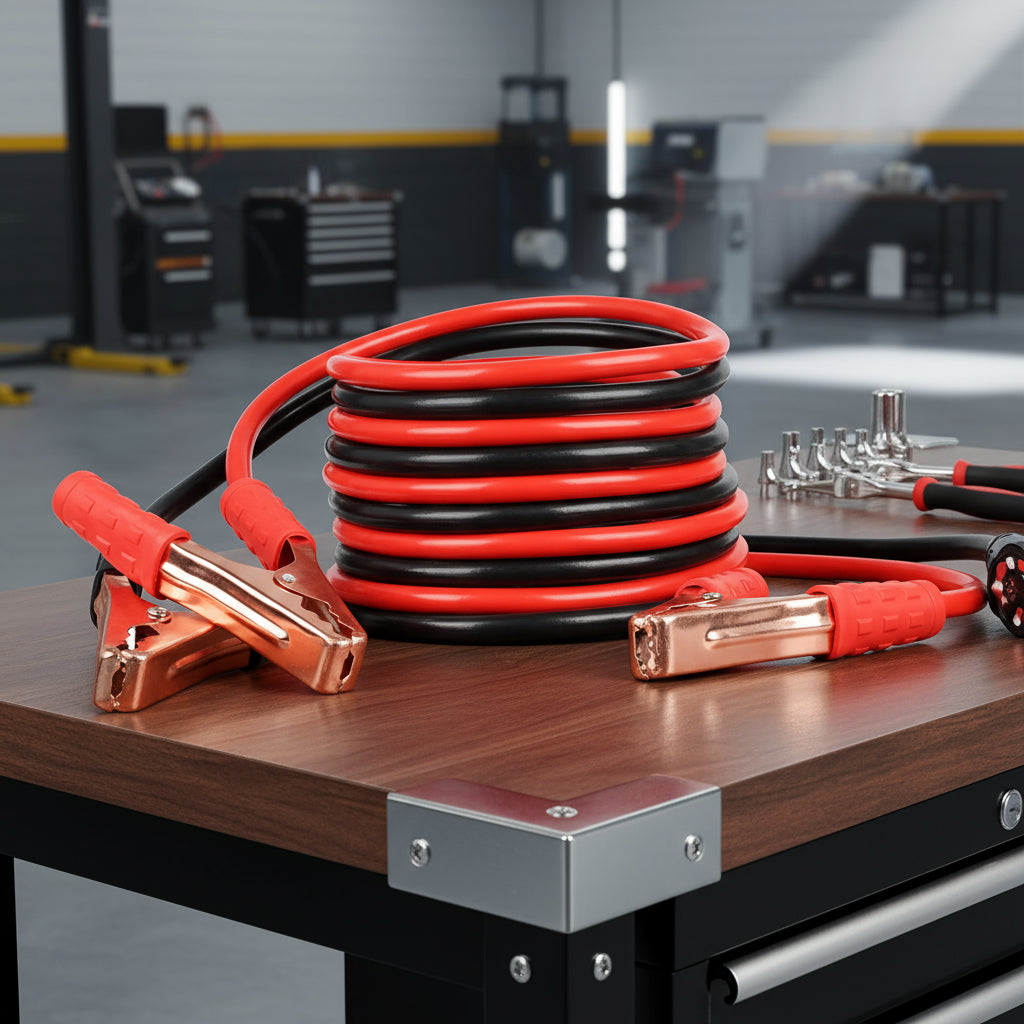 1.8M 500A Car Battery Jump Cable Booster Alligator Electric Line Leads SUV Clamps Double-ended Van Starter Emergency Jump Clips MasCar