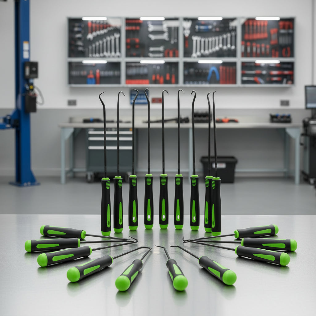 10/4Pcs Precision Pick and Hook Set, Car Auto Oil Seal/O-Ring Seal Gasket Pick Mini Precision Hooks Professional Puller Remover MasCar