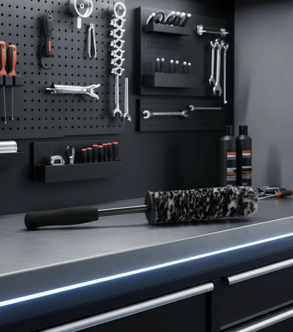 BROSSE MICROFIBRE POUR JANTES – Nettoyage facile et sans rayures MasCar