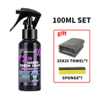 3 in 1 Car Ceramic Liquid Coating Spray Nano Crystal Hydrophobic Layer Polishing Agent High Gloss Paint Protection Wax Car Care MasCar