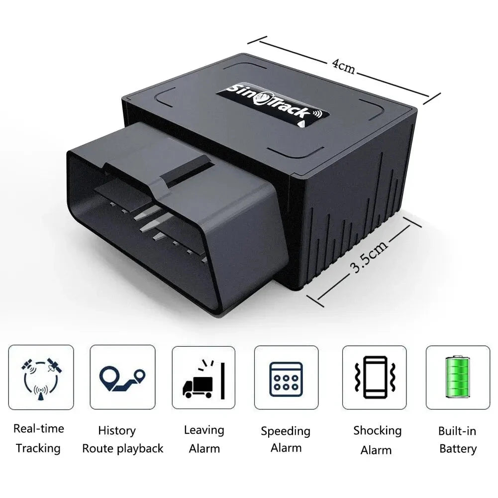 Mini Plug Play OBD GPS Tracker Car GSM OBDII Vehicle Tracking Device OBD2 16 PIN Interface China GPS Locator with Software & APP MasCar