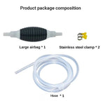 Car Sucker Oil Transfer Fuel Pump Multifunctional Manual Pump for Gasoline Gas Oil Fuel Petrol Diesel Fluid Water Fish Tank MasCar