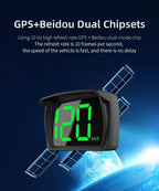 Y03 Digital GPS Speedometer Universal GPS Head up Display HUD Big Font KMH Reminder Meter Car Electronic Displayer Plug and Play MasCar