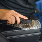 Horsehair Leather Cleaning Brush Genuine Horsehair Detailing Brush Car Interior Detailing Tools For Car Cleaning And Washing MasCar