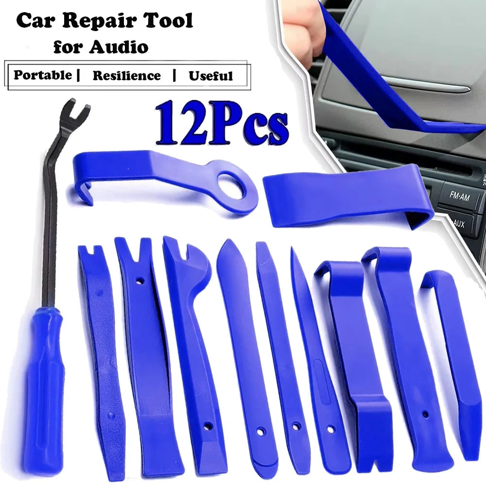 5/11/12PCS Car Audio Maintenance Repair Panel Remover Tool Car Clips Puller Panel Tools For Auto Trim Puller Set MasCar