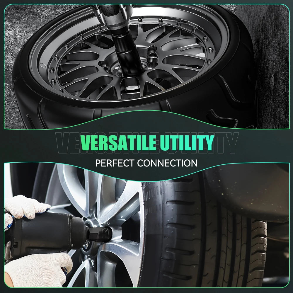 Podofo 20 pcs/set 1/2 "Drive 6-Point Impact Socket Set 8-32mm Metric Sizes Carbon Steel Impact Socket Set With Hard Storage Box MasCar