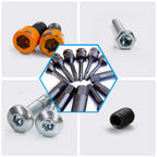 LeeKooLuu 10pcs 1/2 Inch Drive Impact Torx Star Bit Socket Sets Socket Bits Set Metal Hand Tools For 1/2 Inch Square Head Wrench MasCar