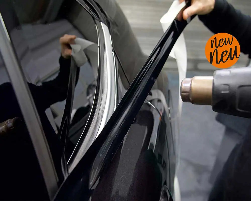 3/5/7/10CM Glossy Black Vinyl Stripes Chrome Delete Vinyl Window Trim Film For Car Interior Hood Roof Pillar MasCar