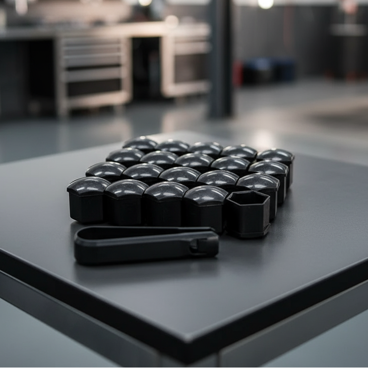 20 Pcs Car Wheel Nut Caps Protection Anti-Rust Auto Hub Car Tire Screw Caps Nut Bolt Covers Caps Exterior Decoration 17/19/21 mm MasCar