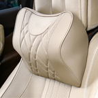 COUSSIN REPOSE NUQUE AUTO – Confort mémoire de forme et design cuir respirant MasCar