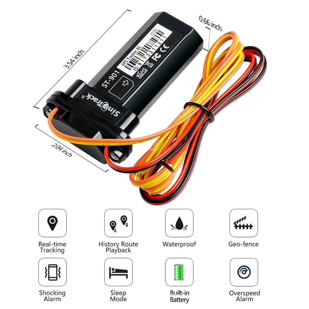 Best Cheap China GPS Tracker Vehicle Tracking Device Waterproof motorcycle Car Mini GPS GSM SMS locator with real time tracking MasCar