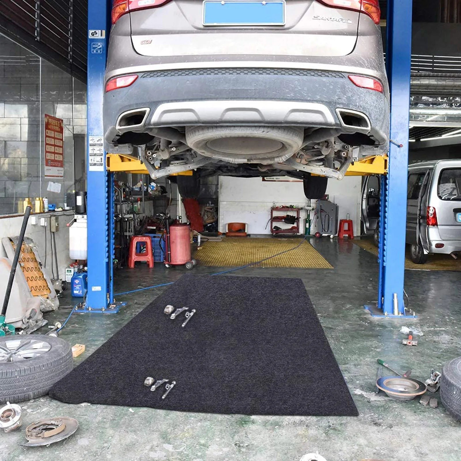 Car Maintenance Mat Oil Felt Proof Protective Waterproof Garage Mat Floor Tools Automotive Repair Creeper Pad Car Repairing MasCar