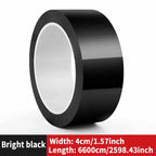 Car -modified color film, High brightness black carbon fibrous PET car interior and exterior sticker, body mid -net modification MasCar