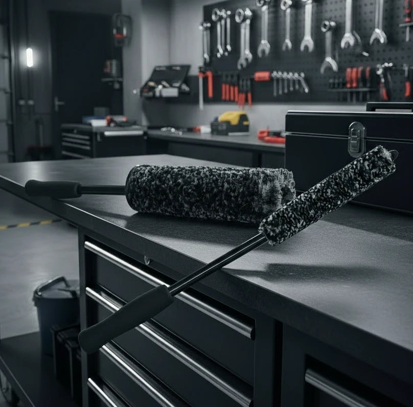 BROSSE MICROFIBRE POUR JANTES – Nettoyage facile et sans rayures MasCar