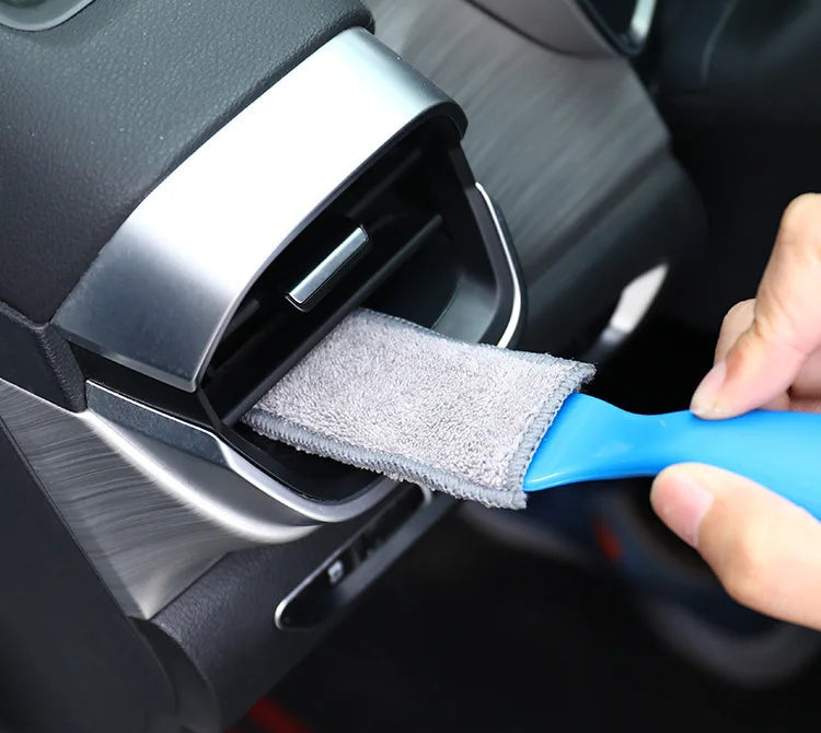 BROSSE DE NETTOYAGE DOUBLE EMBOUT – Spéciale aérations et intérieur auto MasCar