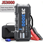 Topdon Jump Starter JS3000/JS2000Pro/JS1200pro 3000A/2500A/1500A/1200A Power Bank 12V Car Starting Device  for Booster MasCar