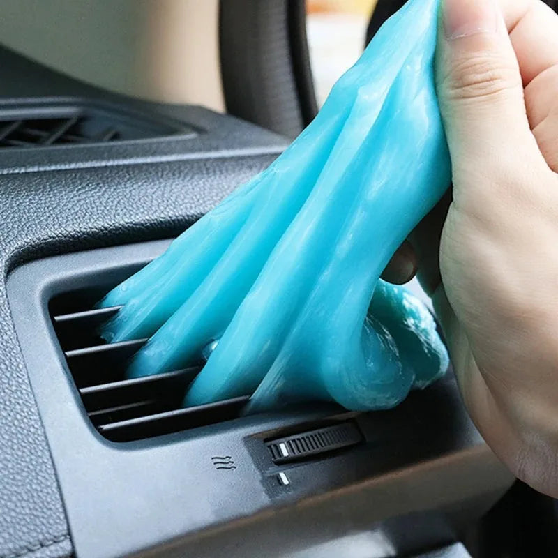 Car Cleaning Gel Slime Magic Mud Auto Interior Computer Keyboard Dirt Clean Dust Remover Gel Car Wash Interior Cleaning Tools MasCar