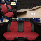 Universal Car Seat Cover Protector Linen Front Rear Back Flax Summer Cushion Pad Mat Sedan Suv Pick-up Car Interior Accessories MasCar