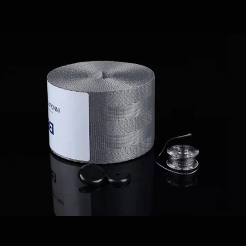 Auto 3.6 Meters Strengthen Seat Belt Webbing Fabric Racing Car Modified Seat Safety Belts Harness Straps Standard Certified MasCar