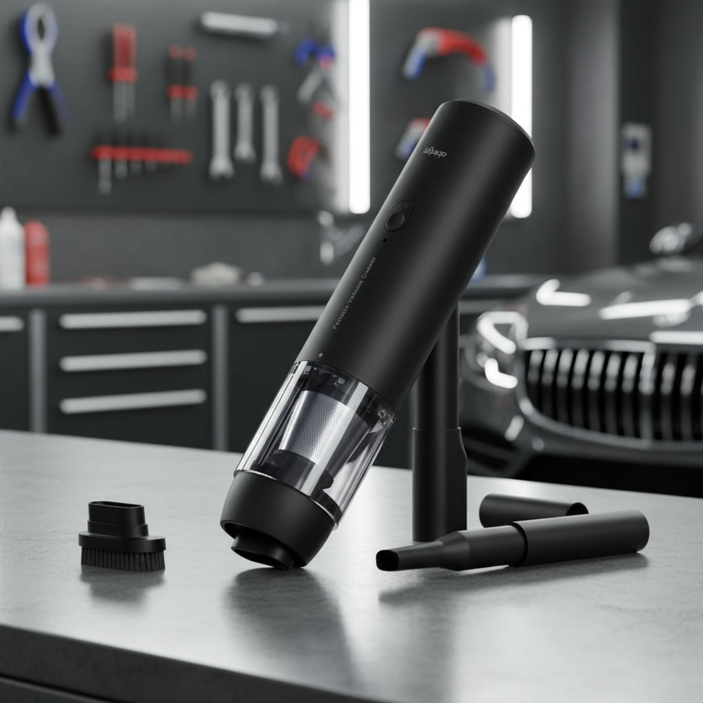 ABIRDAY Cordless Handheld Vacuum Cleaner for Laptop & Car,Portable & Multifunctional,USB Rechargeable,Strong Suction,Brushless MasCar