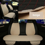 Universal Car Seat Cover Protector Linen Front Rear Back Flax Summer Cushion Pad Mat Sedan Suv Pick-up Car Interior Accessories MasCar