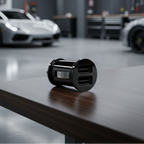 Dual USB Car Charger 5A Fast Charing 2 Port 12-24V Cigarette Socket Lighter Car USBC Charger for iPhone 12 Power Adapter MasCar