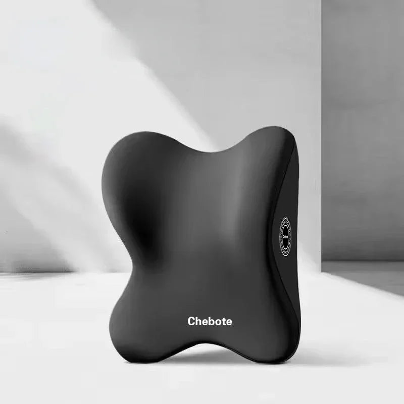 High Quality Memory Cotton Car Neck Pillow Waist Support Pad Headrest Waist Pillow Car Seat Back Cushion Driver Lumbar Cushion MasCar